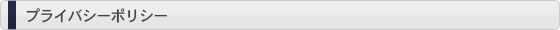 プライバシーポリシー